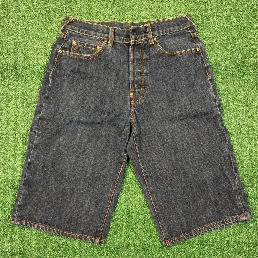 Vintage Red Monkey Company RMC Denim Shorts Martin Ksohoh Samurai Oni 32